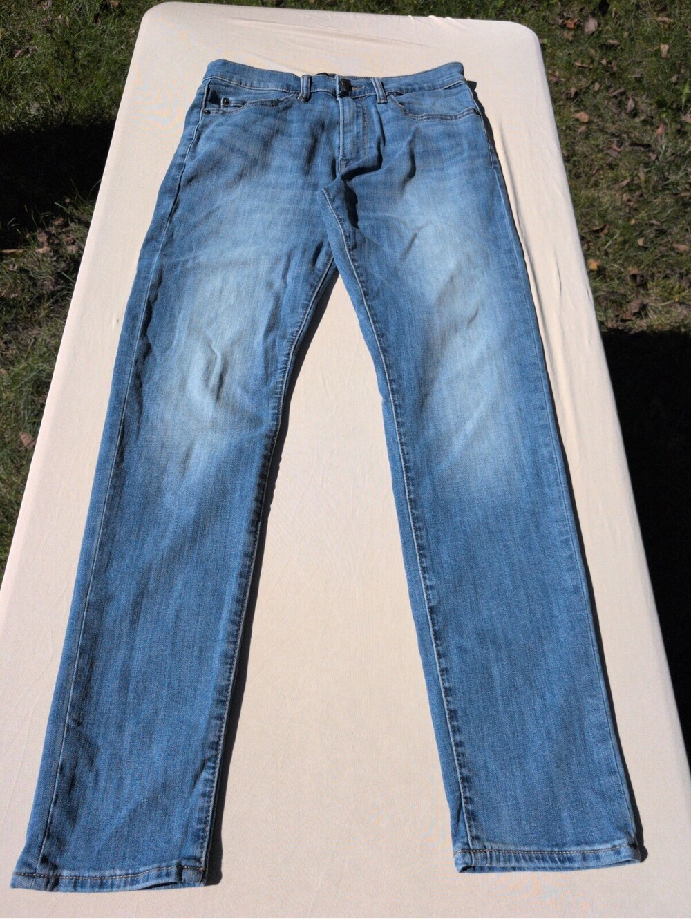Gap Soft Wear Slim Taper Jeans Mens 30x30 Blue Denim Stretch Casual Pants VGUC